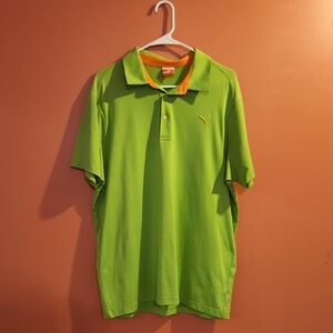 Puma Green Polo Shirt